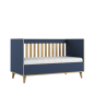 Preview: Umbaubares Babybett Couch blau | Babybett 3 in 1 NEW YORK weiss | www.kids-ambiente.com